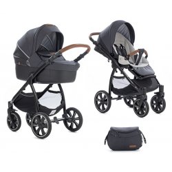 841 - Детская коляска Noordi Fjordi Sport Melange Leather 2 в 1 